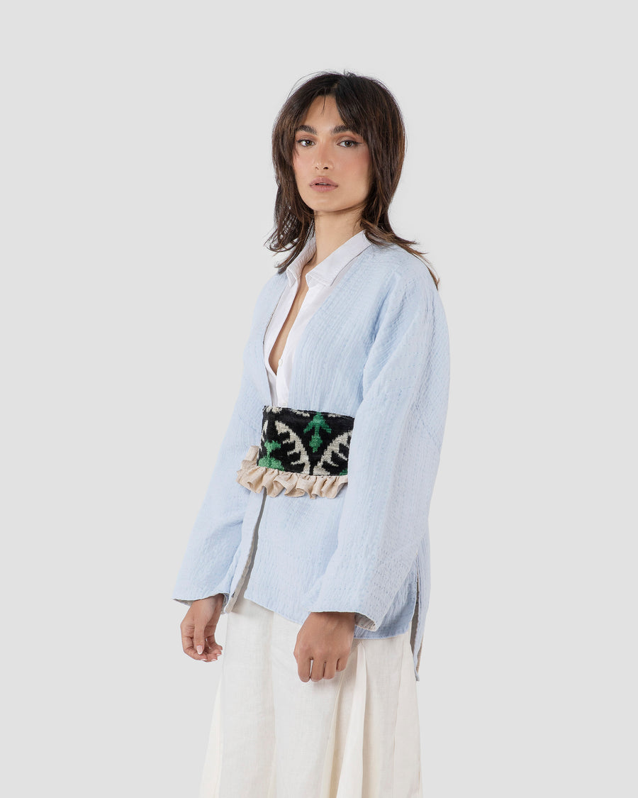 Blue Earth Kimono Jacket