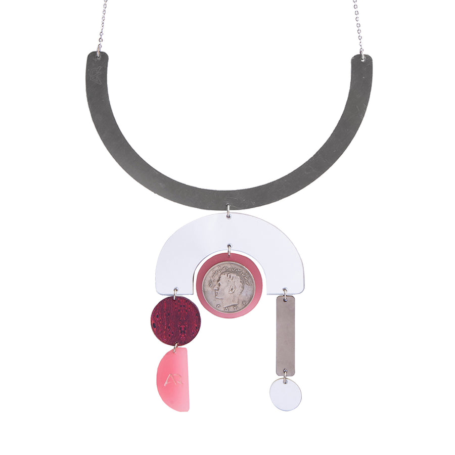 Temple Necklace- Red