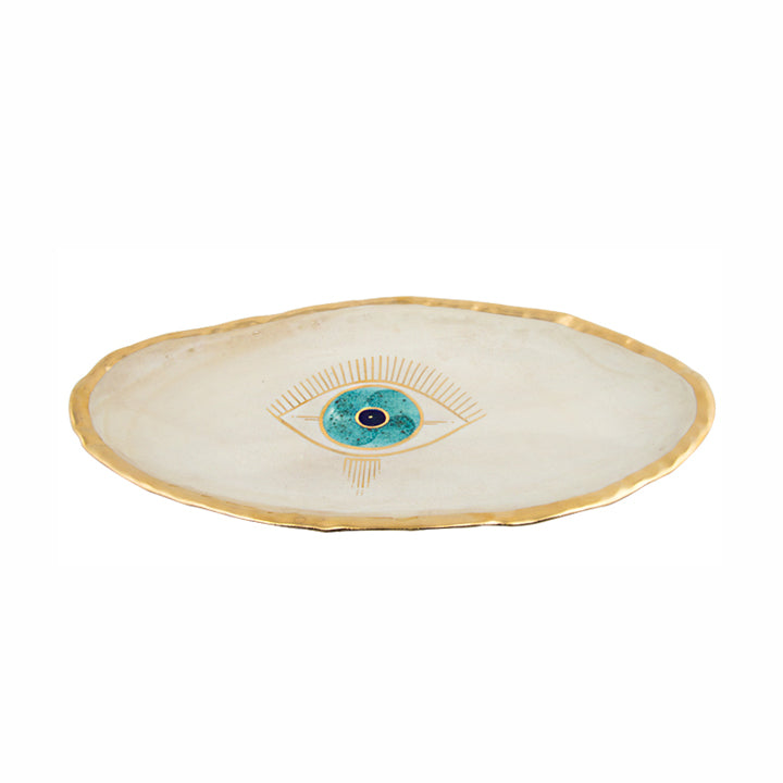 Goo-Goo Eye Gold Plated Platter