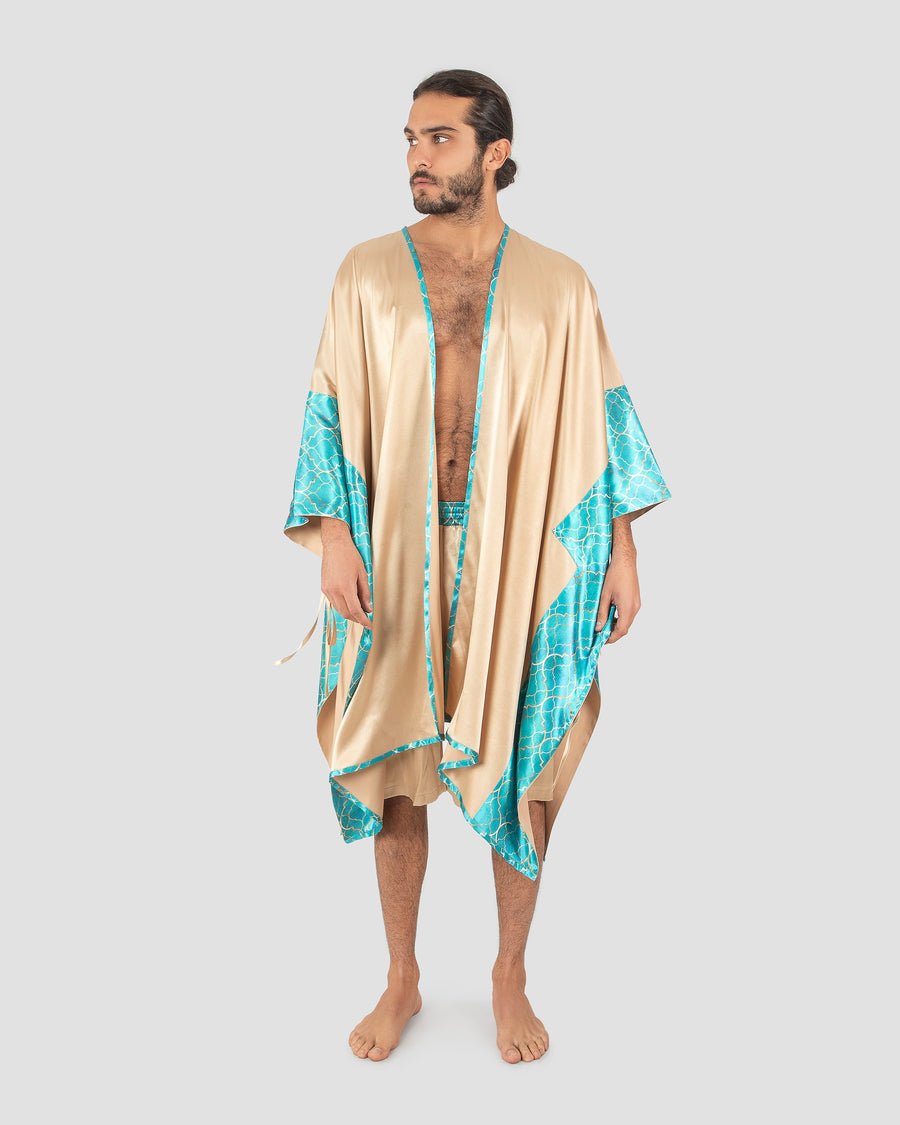 Isfehan Turquoise Robe Set