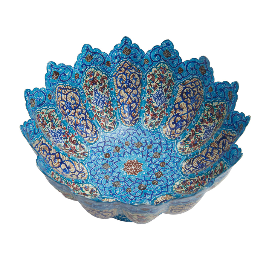 Shiraz Dome Enamel Bowl & Plate