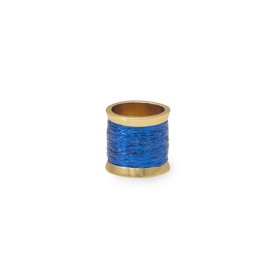 Blue Bobbin Ring