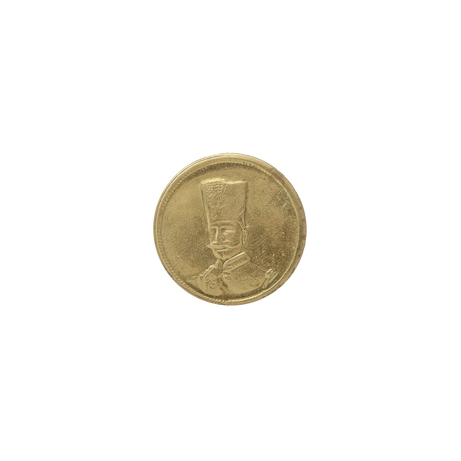 Pahlavi Shah Antique Coin Pin