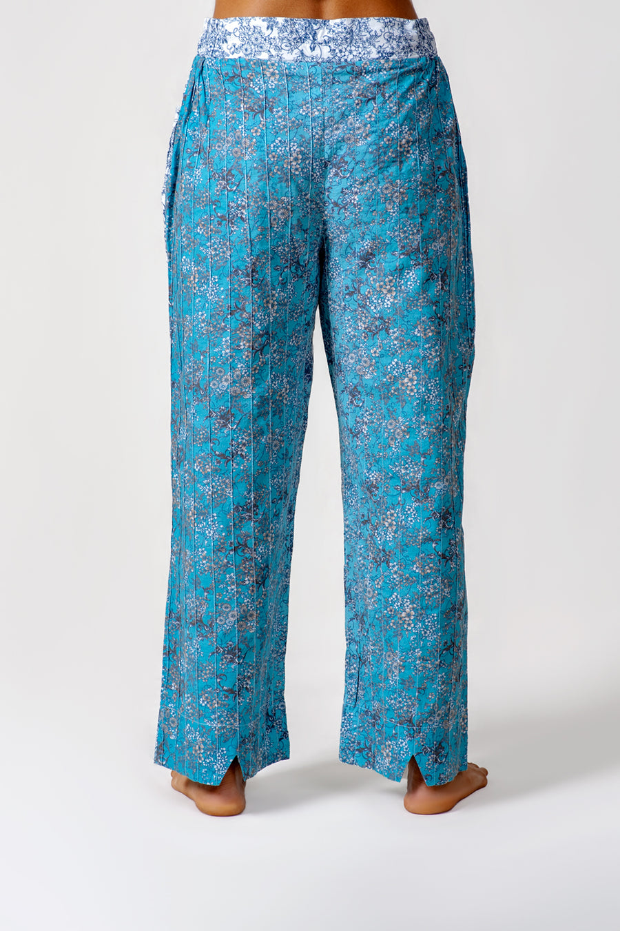 Blue Eyed Grass Split Pants
