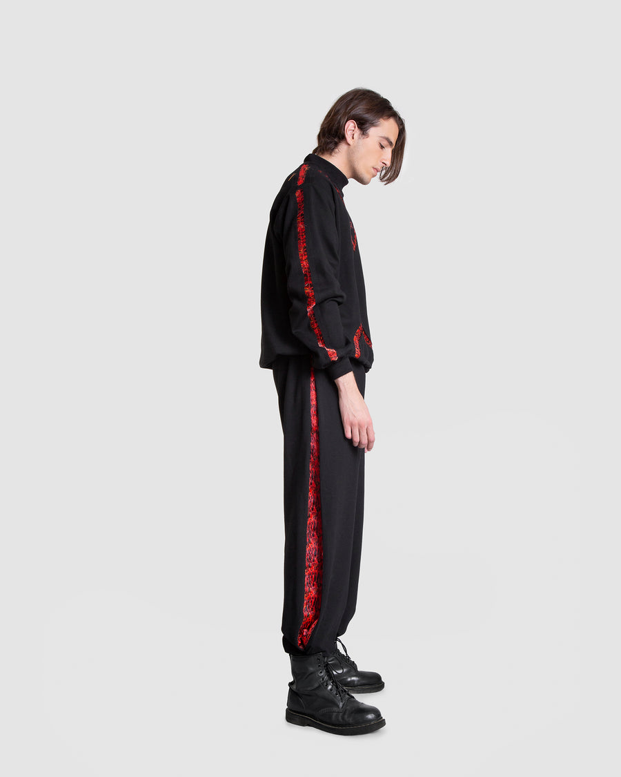 Track Pants With Paisley Lining