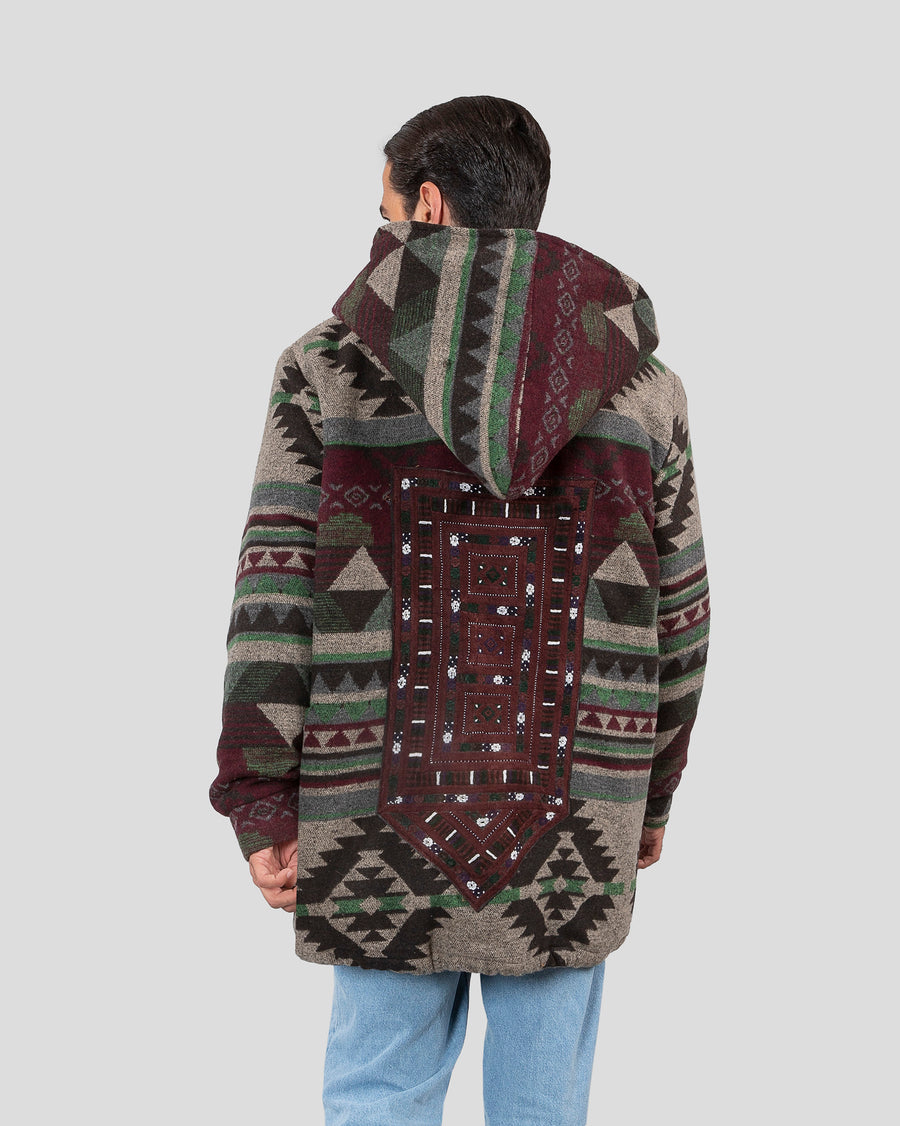 Keyon Reversible Hooded Coat
