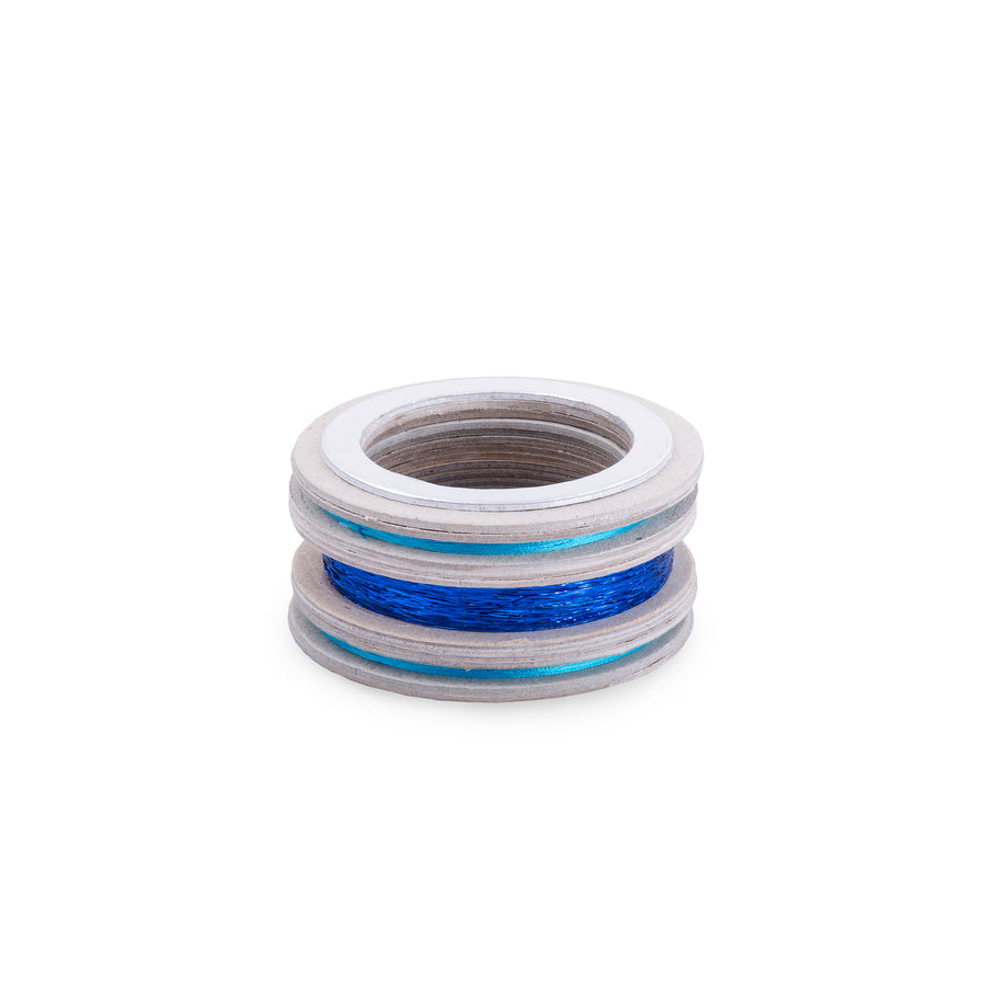Shimmering Monochrome Blue Reels Bracelet
