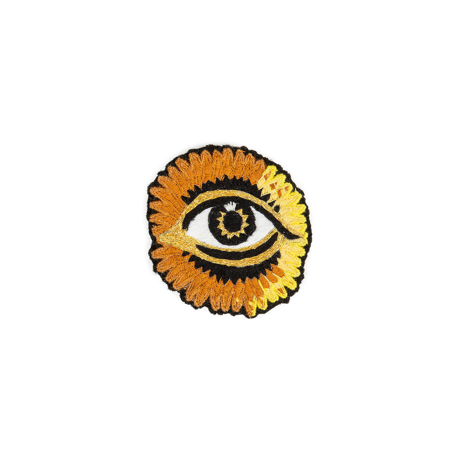 Golden Eye Brooch