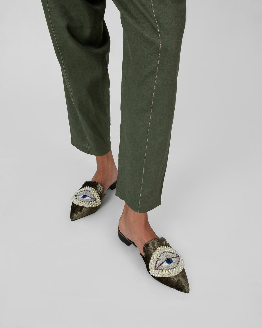 Sage Blossom Trousers