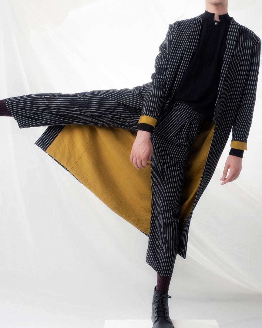 Stripes Linen Suit Trouser - Unisex